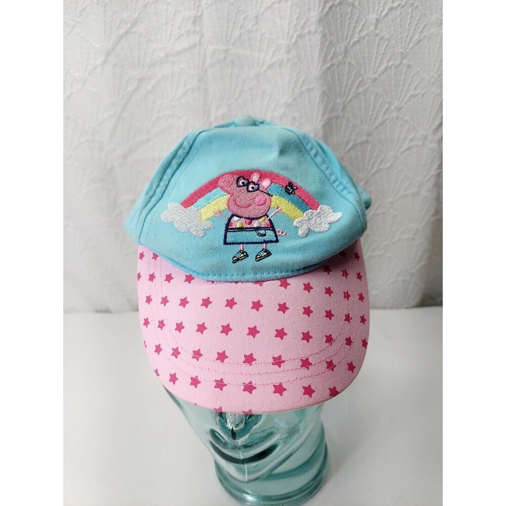 Peppa Pig with Rainbow Child Size Hook n Loop Hat